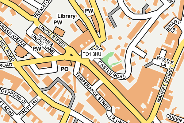 TQ1 3HU map - OS OpenMap – Local (Ordnance Survey)