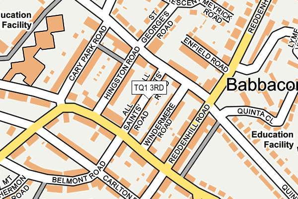 TQ1 3RD map - OS OpenMap – Local (Ordnance Survey)