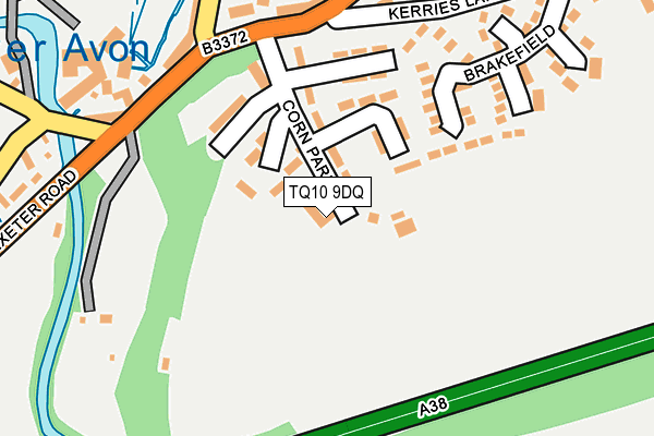 TQ10 9DQ map - OS OpenMap – Local (Ordnance Survey)