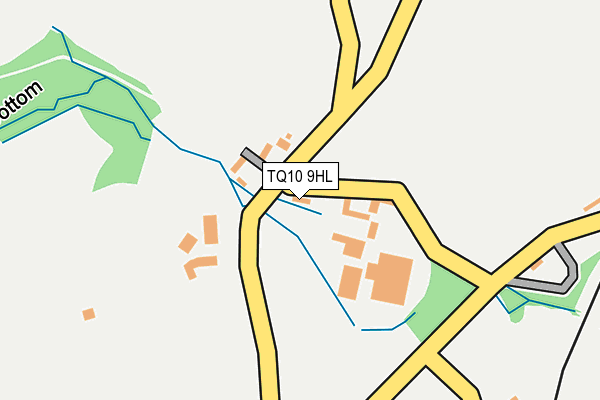 TQ10 9HL map - OS OpenMap – Local (Ordnance Survey)