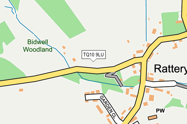 TQ10 9LU map - OS OpenMap – Local (Ordnance Survey)