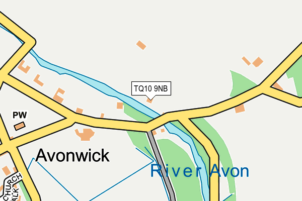 TQ10 9NB map - OS OpenMap – Local (Ordnance Survey)