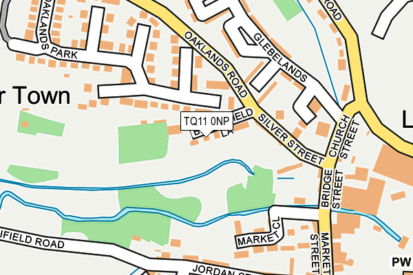TQ11 0NP map - OS OpenMap – Local (Ordnance Survey)