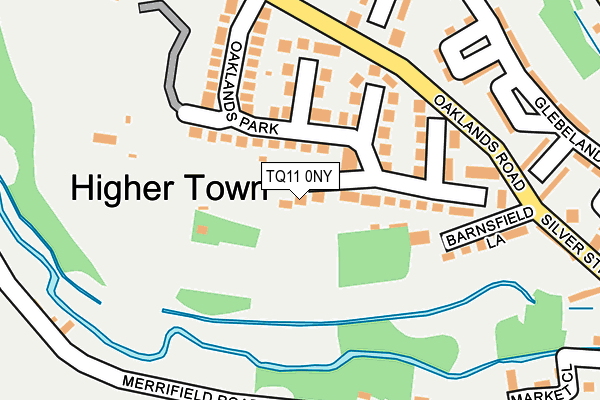 TQ11 0NY map - OS OpenMap – Local (Ordnance Survey)
