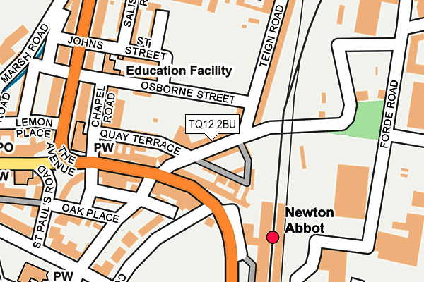 Map of BEVWORX LIMITED at local scale