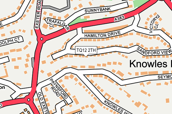 TQ12 2TH map - OS OpenMap – Local (Ordnance Survey)