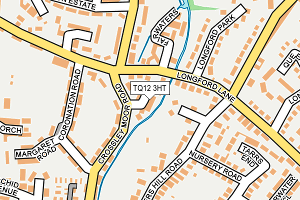 TQ12 3HT map - OS OpenMap – Local (Ordnance Survey)