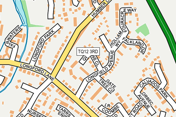 TQ12 3RD map - OS OpenMap – Local (Ordnance Survey)