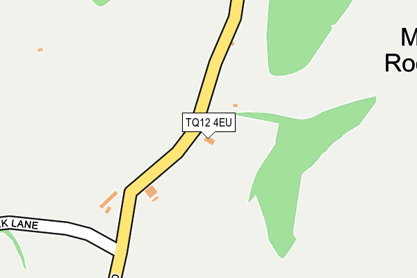 TQ12 4EU map - OS OpenMap – Local (Ordnance Survey)