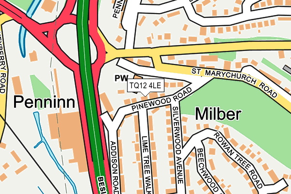 Map of MILBER CONSTRUCTION AND MANAGEMENT SERVICES LIMITED at local scale