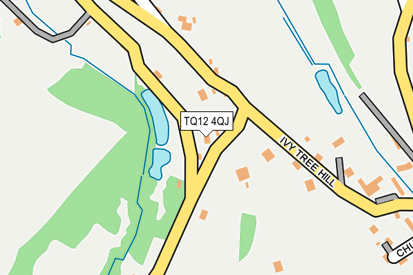 TQ12 4QJ map - OS OpenMap – Local (Ordnance Survey)