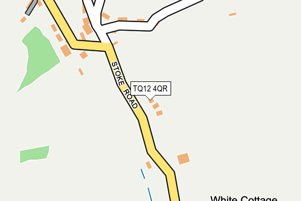 TQ12 4QR map - OS OpenMap – Local (Ordnance Survey)