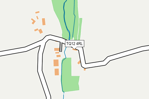 TQ12 4RL map - OS OpenMap – Local (Ordnance Survey)