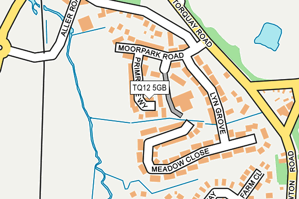 TQ12 5GB map - OS OpenMap – Local (Ordnance Survey)