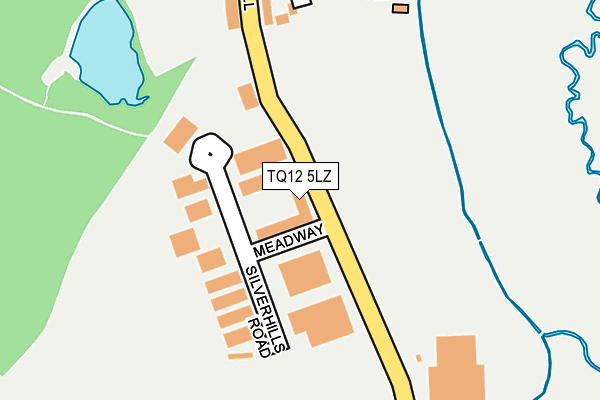 TQ12 5LZ map - OS OpenMap – Local (Ordnance Survey)