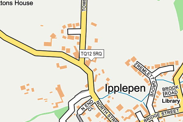 TQ12 5RQ map - OS OpenMap – Local (Ordnance Survey)