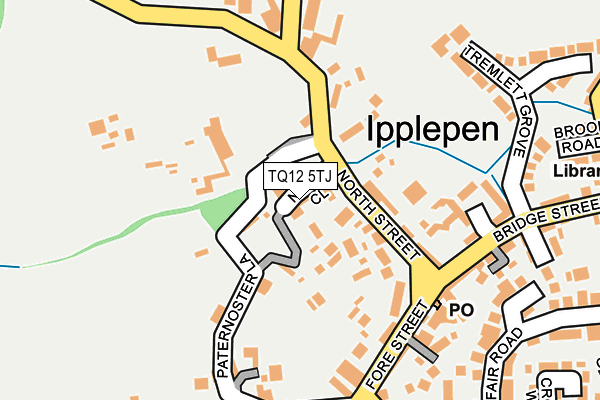 TQ12 5TJ map - OS OpenMap – Local (Ordnance Survey)