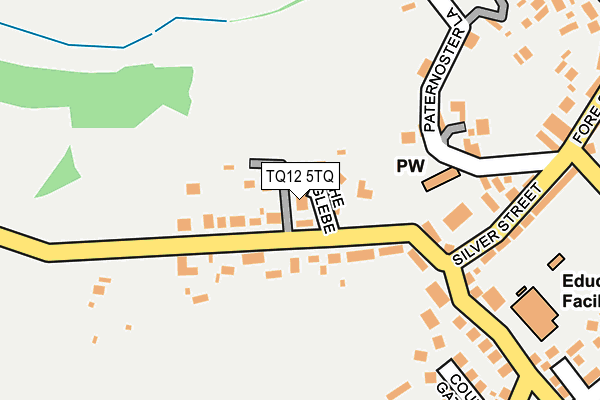 TQ12 5TQ map - OS OpenMap – Local (Ordnance Survey)