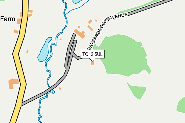 TQ12 5UL map - OS OpenMap – Local (Ordnance Survey)