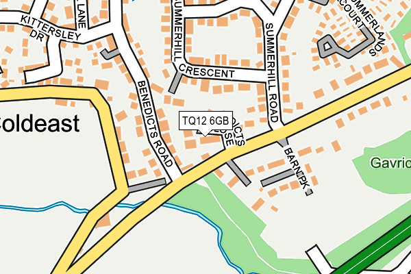 TQ12 6GB map - OS OpenMap – Local (Ordnance Survey)