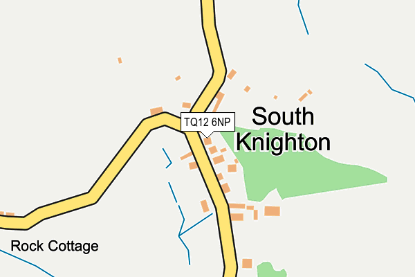 TQ12 6NP map - OS OpenMap – Local (Ordnance Survey)