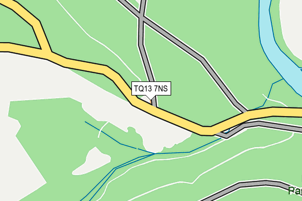 TQ13 7NS map - OS OpenMap – Local (Ordnance Survey)
