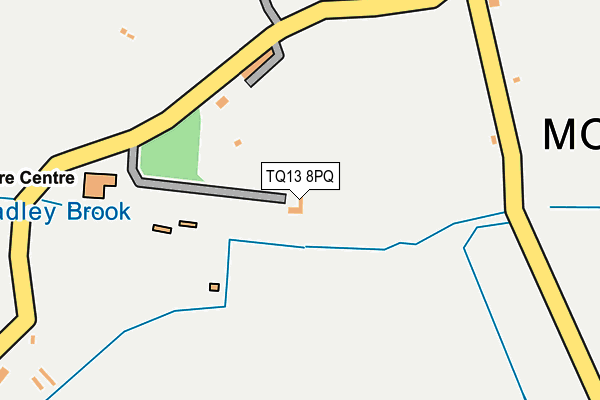 TQ13 8PQ map - OS OpenMap – Local (Ordnance Survey)