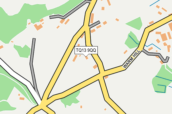 TQ13 9QQ map - OS OpenMap – Local (Ordnance Survey)