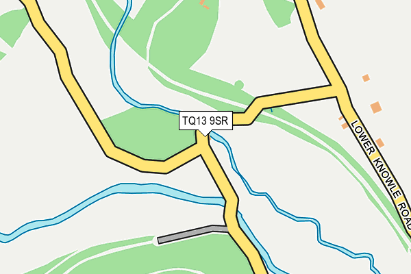 TQ13 9SR map - OS OpenMap – Local (Ordnance Survey)