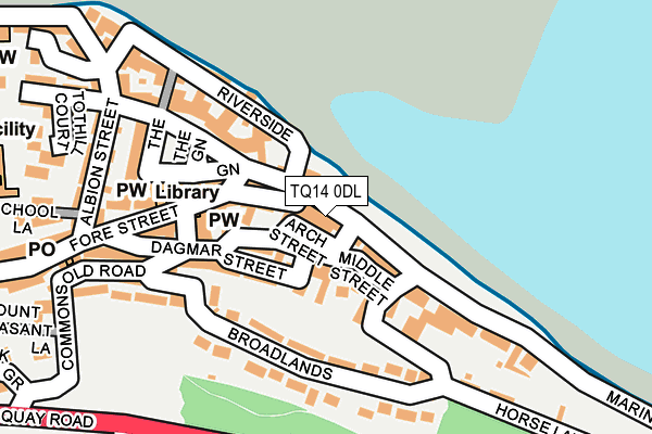 Map of MOCOAST LIMITED at local scale