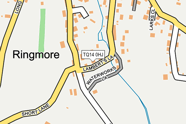 TQ14 0HJ map - OS OpenMap – Local (Ordnance Survey)