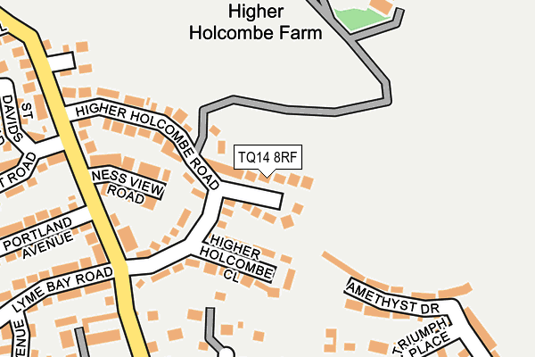 Map of HILLS HEATING LTD at local scale