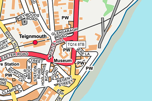 Map of 19 DAWLISH STREET MANAGEMENT COMPANY LIMITED at local scale