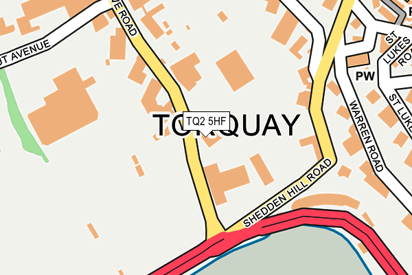 TQ2 5HF map - OS OpenMap – Local (Ordnance Survey)