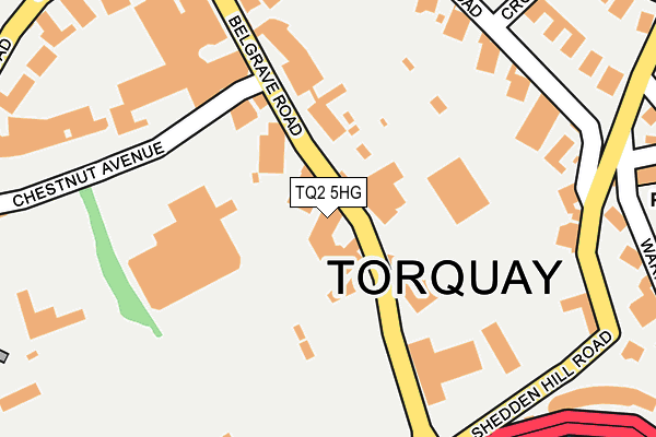 TQ2 5HG map - OS OpenMap – Local (Ordnance Survey)