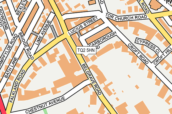TQ2 5HN map - OS OpenMap – Local (Ordnance Survey)