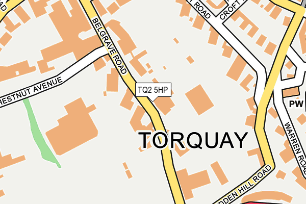 TQ2 5HP map - OS OpenMap – Local (Ordnance Survey)