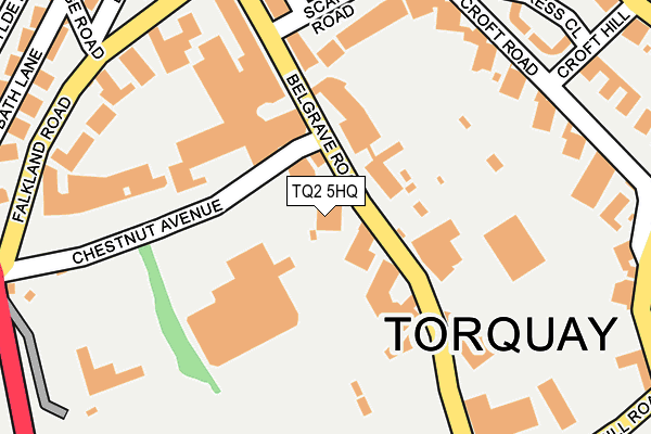 TQ2 5HQ map - OS OpenMap – Local (Ordnance Survey)