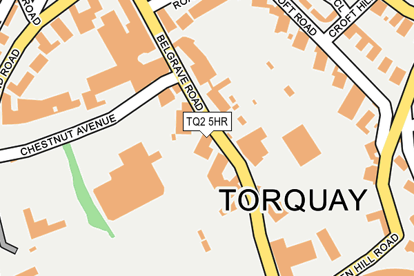 TQ2 5HR map - OS OpenMap – Local (Ordnance Survey)