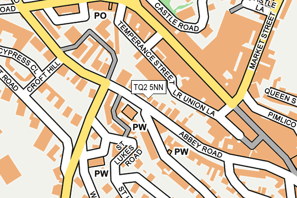 TQ2 5NN map - OS OpenMap – Local (Ordnance Survey)