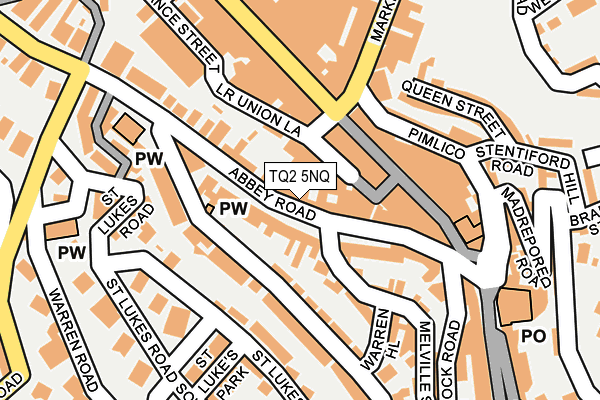 TQ2 5NQ map - OS OpenMap – Local (Ordnance Survey)