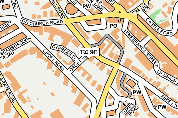 TQ2 5NT map - OS OpenMap – Local (Ordnance Survey)