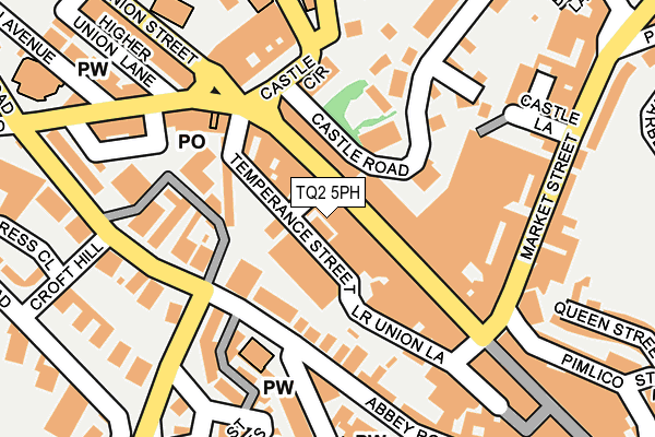 TQ2 5PH map - OS OpenMap – Local (Ordnance Survey)