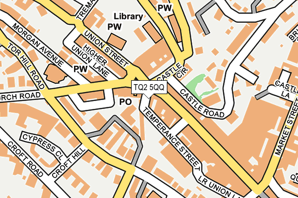 TQ2 5QQ map - OS OpenMap – Local (Ordnance Survey)