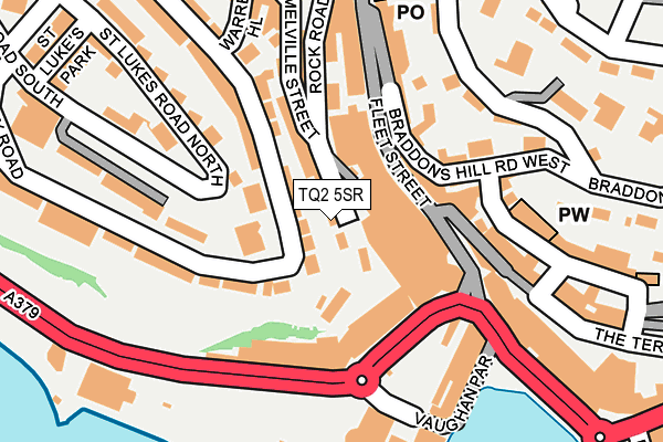 TQ2 5SR map - OS OpenMap – Local (Ordnance Survey)