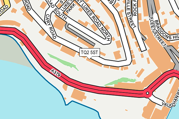 TQ2 5ST map - OS OpenMap – Local (Ordnance Survey)