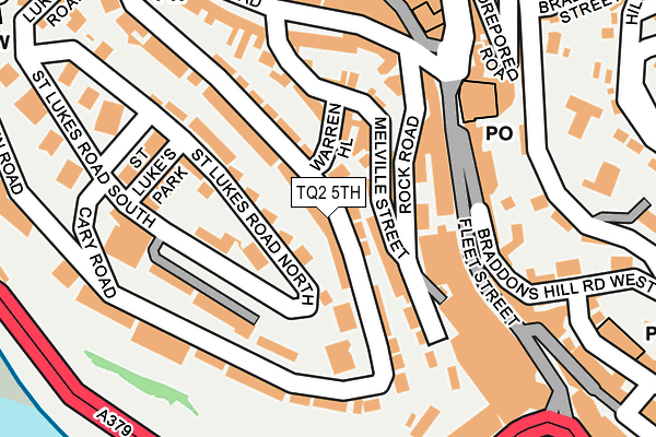 TQ2 5TH map - OS OpenMap – Local (Ordnance Survey)
