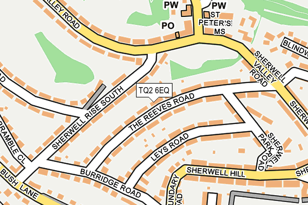 TQ2 6EQ map - OS OpenMap – Local (Ordnance Survey)