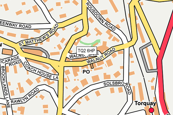 TQ2 6HP map - OS OpenMap – Local (Ordnance Survey)