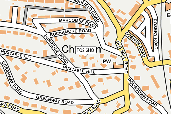 TQ2 6HQ map - OS OpenMap – Local (Ordnance Survey)